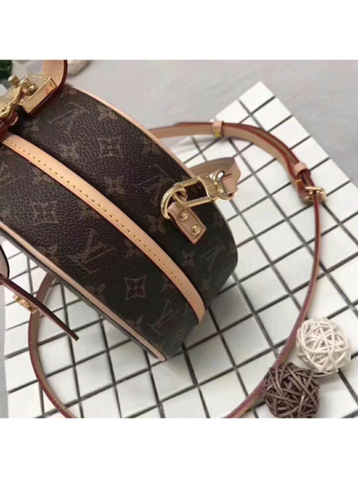 LOUIS VUITTON Monogram 'Boite Chapeau'. Original Quality Bag including gift box, care book, dust bag, authenticity card. Small yet practical, the iconic hatbox, LOUIS VUITTON Monogram Boite Chapeau is re-imagined as an adorable day-to-evening bag. | CRIS&COCO Authentic Quality bags and Accessories