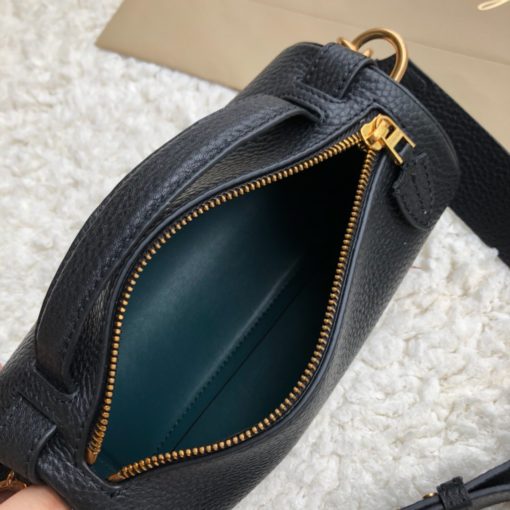 BURBERRY The Leather Barrel Bag. Original Quality Bag including gift box, care book, dust bag, authenticity card. A cylindrical micro bag in block-color leather. Use the military-inspired belt strap to carry it crossbody or on the shoulder. | CRIS&COCO Authentic Quality Designer Bag and Luxury Accessories