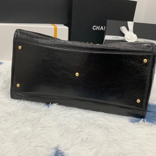 CHANEL Large Shiny Calfskin Tote Bag. Original Quality Bag, care book, dust bag, authenticity card.| Cris and Coco Authentic Quality Designer Bags and Accessories