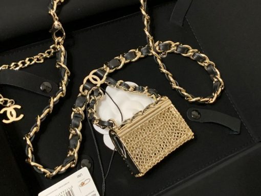 CHANEL Long Necklace. This CHANEL Long Necklace- Gold, Black & Pearly White is part of the Spring-Summer 2021 fashion collection. The artistry and craftsmanship of the House of CHANEL.| CRIS&COCO Authentic Quality Designer Bags and Luxury Accessories