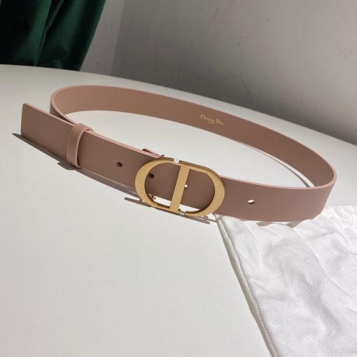 DIOR 30 Montaigne Belt,gold-finish metal 'CD' buckle