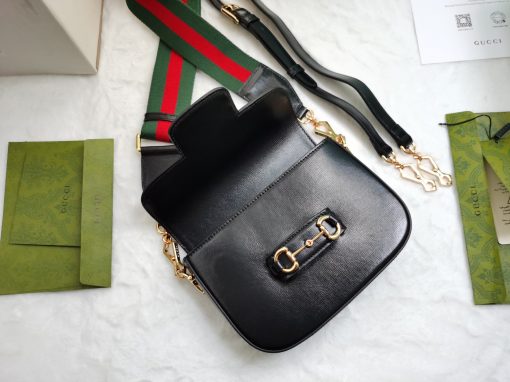 GUCCI Horsebit 1955 Mini Two Strap Bag