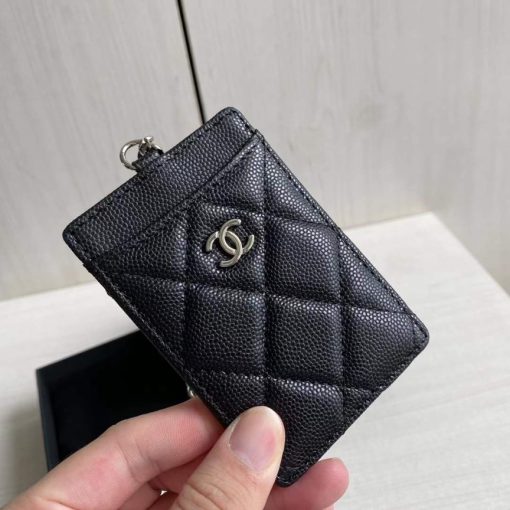 CHANEL Card Holder with Chain