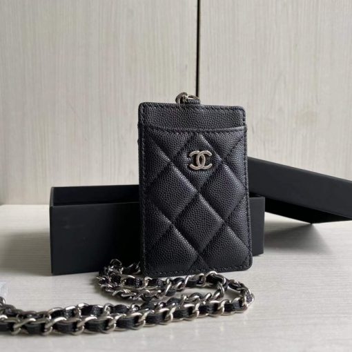 CHANEL Card Holder with Chain