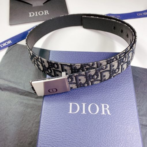 DIOR 35 Oblique Kasuri Belt.