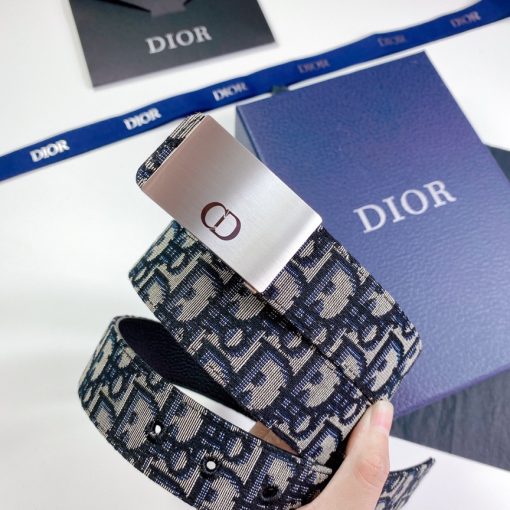 DIOR 35 Oblique Kasuri Belt.