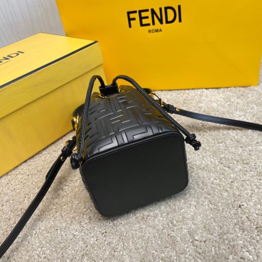 FENDI Mon Tresor Mini Bucket Bag.