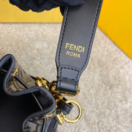 FENDI Mon Tresor Mini Bucket Bag.