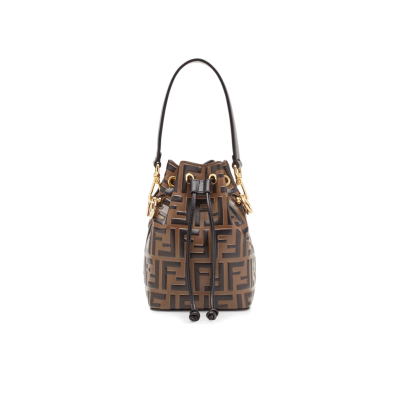 FENDI Mon Tresor Mini Bucket Bag.