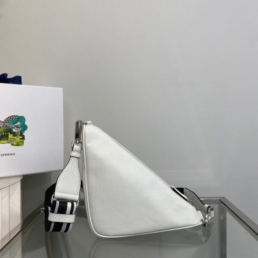 PRADA Saffiano Triangle Bag.