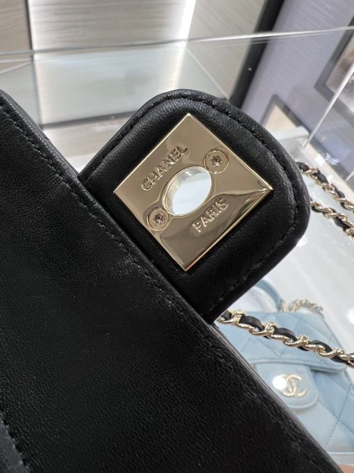 CHANEL Heart Clutch With Chain