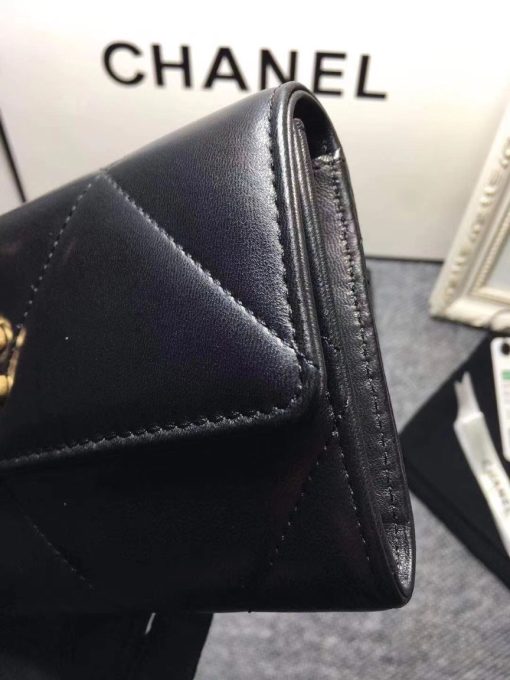 CHANEL 19 Long Flap Wallet.