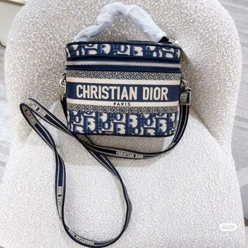 DIOR Small DiorTravel Vanity Case With Shoulder Strap.