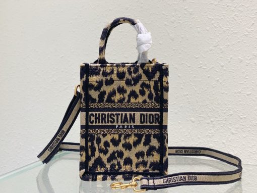 DIOR Mini Book Tote Phone Bag.