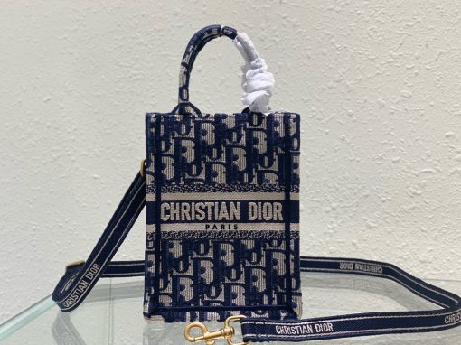 DIOR Mini Book Tote Phone Bag.