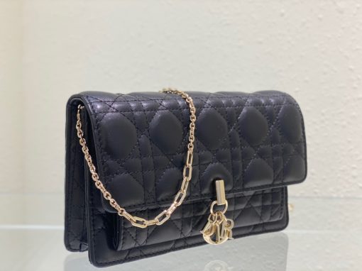 DIOR Lady Dior Chain Pouch.