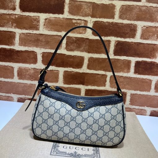GUCCI Ophidia Small Handbag. Authentic quality luxury bag crafted in genuine leather comes with authenticity card, dust bag and gift bag. Unwavering Style: Discover Enduring Ophidia Collection. House collections embody the notion of timelessness as opposed to fleeting trends. Guccio Gucci's iconic monogram perpetually enhances novel designs, exuding a distinct logo allure. This exquisite Ophidia small handbag triumphantly showcases the prestigious GG Supreme canvas, adorned with the striking Double G hardware.