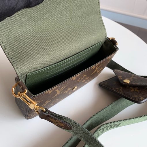LOUIS VUITTON Multi Pochette Félicie Strap & Go. Authentic quality luxury bag crafted in genuine leather comes with authenticity card, dust bag and gift bag. Unleash Your Style and Versatility. Drawing inspiration from the incredibly versatile Félicie Pochette, the Félicie Strap & Go is crafted in the iconic Monogram canvas, elevating its style and offering a plethora of possibilities. The primary compartment effortlessly accommodates your everyday essentials, such as your smartphone, ensuring they are always within reach. Additionally, a detachable mini-pouch, perfectly tailored for keeping your transport or contactless card secure, beautifully complements the intricately designed jacquard strap. With the added benefit of adjustable straps, this elegant accessory allows for a wide range of carrying options.