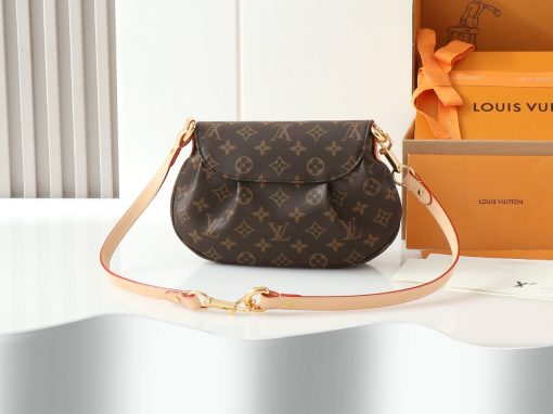 LOUIS VUITTON Sunset Handbag. Authentic quality luxury bag crafted in genuine leather comes with authenticity card, dust bag and gift bag. Timeless Elegance, Effortless Versatility. Lovers of the iconic Sunset handbag will be enchanted by this new edition in timeless Monogram coated canvas. Its vintage-inspired silhouette is elegantly accented with smooth leather and refined gold-toned hardware, including a signature tuck lock. Designed for versatility, it can be worn cross-body with the additional leather strap, styled over the shoulder, or carried gracefully by hand. Spacious enough to hold daily essentials, including a long wallet, this piece seamlessly blends classic charm with modern practicality.