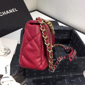 CHANEL '19' Flap Bag. Authentic quality luxury bag crafted in genuine leather comes with authenticity card, dust bag and gift bag. A Timeless Evolution of Elegance. Chanel's latest masterpiece, the Chanel 19 Bag, is the result of a collaboration with the brilliant designer Virginie Viard. This exquisite creation took center stage at the prestigious Paris Fashion Week, captivating fashion enthusiasts from around the world. Aptly named after its birth year, the Chanel 19 Bag draws inspiration from the iconic 2.55 bag, paying homage to its timeless elegance. - KRIS + KIKO CHANEL '19' Flap Bag. High-end quality bag including gift box, literature, dust bag, authenticity card. Chanel's newest bag was designed along with Virginie Viard, and it made its debut on the runway of Paris Fashion Week earlier this year. The bag, called the Chanel 19 Bag, is aptly named after its birth year, and it is said to be inspired by the classic 2.55 bag.