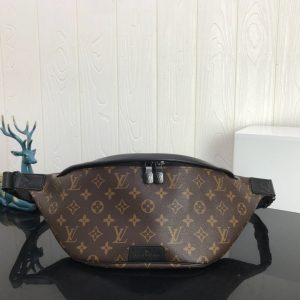 LOUIS VUITTON Discovery Bumbag. Authentic quality luxury bag crafted in genuine leather comes with authenticity card, dust bag and gift bag. Discover the perfect blend of style and practicality with the Discovery Bumbag - Your city companion reimagined. The Discovery Bumbag effortlessly blends casual elegance with modern functionality, making it the ideal companion for urban living. Crafted from the luxurious Monogram Eclipse canvas or Monogram Shadow leather, this bag is enhanced with convenient zippered pockets on both the front and back, ensuring quick and effortless access to your belongings. Its adjustable belt and ergonomic design offer both style and comfort, allowing you to wear it across the chest, over the shoulder, or simply around the waist. - KRIS + KIKO LOUIS VUITTON Discovery Bum Bag. Combining casual sophistication with contemporary practicality, the Discovery Bumbag is the perfect city companion. It is fashioned from Monogram Eclipse canvas/Monogram Shadow leather and adorned with zipped pockets on the front and back for easy access. With its adjustable belt and body-friendly design, it can be worn stylishly slung across the chest, draped over the shoulder or simply strapped around the waist.