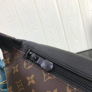 LOUIS VUITTON Discovery Bumbag. Authentic quality luxury bag crafted in genuine leather comes with authenticity card, dust bag and gift bag. Discover the perfect blend of style and practicality with the Discovery Bumbag - Your city companion reimagined. The Discovery Bumbag effortlessly blends casual elegance with modern functionality, making it the ideal companion for urban living. Crafted from the luxurious Monogram Eclipse canvas or Monogram Shadow leather, this bag is enhanced with convenient zippered pockets on both the front and back, ensuring quick and effortless access to your belongings. Its adjustable belt and ergonomic design offer both style and comfort, allowing you to wear it across the chest, over the shoulder, or simply around the waist. - KRIS + KIKO LOUIS VUITTON Discovery Bum Bag. Combining casual sophistication with contemporary practicality, the Discovery Bumbag is the perfect city companion. It is fashioned from Monogram Eclipse canvas/Monogram Shadow leather and adorned with zipped pockets on the front and back for easy access. With its adjustable belt and body-friendly design, it can be worn stylishly slung across the chest, draped over the shoulder or simply strapped around the waist.