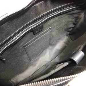 GUCCI GG Supreme Men's Briefcase. Authentic quality luxury bag crafted in genuine leather comes with authenticity card, dust bag and gift bag. Empower Your Style with the Exquisite GG Supreme Laptop Bag. Designed with the discerning man about town in mind, this GG Supreme laptop bag from Gucci is the epitome of luxury. Perfect for various occasions such as business trips, client meetings, or work events, it is guaranteed to leave a lasting impression. This impeccable bag boasts leather trim, round top handles, a convenient top zip fastening, an internal zip pocket, and a detachable and adjustable shoulder strap featuring the iconic signature web design. - KRIS + KIKO GUCCI GG Supreme Men's Briefcase. Authentic quality luxury bag crafted in genuine leather comes with authenticity card, dust bag and gift bag. Empower Your Style with the Exquisite GG Supreme Laptop Bag. Designed with the discerning man about town in mind, this GG Supreme laptop bag from Gucci is the epitome of luxury. Perfect for various occasions such as business trips, client meetings, or work events, it is guaranteed to leave a lasting impression. This impeccable bag boasts leather trim, round top handles, a convenient top zip fastening, an internal zip pocket, and a detachable and adjustable shoulder strap featuring the iconic signature web design.