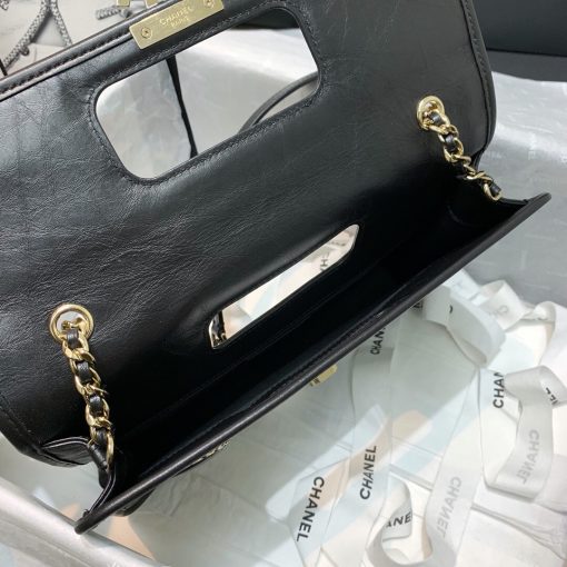 CHANEL Flap Bag with Charms. Authentic quality luxury bag crafted in genuine leather comes with authenticity card, dust bag and gift bag. Unveiling the Perfect Blend: Effortless Style meets Punk Chic. We are incredibly fond of the square-shaped design that includes a conveniently built-in handle, perfect for hand-carrying. The bag is adorned with charming accents that exude a dazzling Punk vibe. At the heart of it all, you'll find the iconic CC logo, beautifully placed, while the addition of a woven leather chain strap allows for a stylish and comfortable shoulder carry.