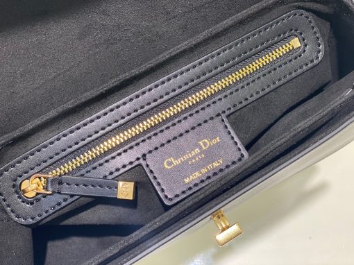 DIOR 30 Montaigne Avenue Bag. Authentic quality luxury bag crafted in genuine leather comes with authenticity card, dust bag and gift bag. Elevate your style with this timeless elegance. The 30 Montaigne Avenue bag embodies the essence of the hallmark line, exuding a timeless and sophisticated style. Meticulously crafted from box calfskin, the rounded flap possesses graceful curves that are accentuated by an antique gold-finish metal CD clasp, reminiscent of the seal found on a Christian Dior perfume bottle. Adding to its allure, the bag boasts additional details, such as the 30 Montaigne signature subtly embossed on the back, and a signature chain adorned with alternating gold-finish metal and tonal enamel links that effortlessly complement the luxurious leather. With its gusseted construction, the bag presents a spacious and refined silhouette, offering versatility as it can be elegantly carried by hand, comfortably worn over the shoulder, or effortlessly slung across the body.