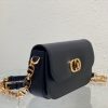 DIOR 30 Montaigne Avenue Bag. Original Quality Bag including gift box, care book, dust bag, authenticity card. The 30 Montaigne Avenue bag enhances the hallmark line with a timeless and elegant style. Crafted in box calfskin, the rounded flap with delicate curves is punctuated by an antique gold-finish metal CD clasp inspired by the seal of a Christian Dior perfume bottle. The design is completed by other details, like the 30 Montaigne signature embossed on the back and the signature chain alternating gold-finish metal and tonal enamel links that match the leather. The gusseted bag features a spacious and refined silhouette that can be carried by hand, worn over the shoulder or crossbody.