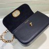 DIOR 30 Montaigne Avenue Bag. Original Quality Bag including gift box, care book, dust bag, authenticity card. The 30 Montaigne Avenue bag enhances the hallmark line with a timeless and elegant style. Crafted in box calfskin, the rounded flap with delicate curves is punctuated by an antique gold-finish metal CD clasp inspired by the seal of a Christian Dior perfume bottle. The design is completed by other details, like the 30 Montaigne signature embossed on the back and the signature chain alternating gold-finish metal and tonal enamel links that match the leather. The gusseted bag features a spacious and refined silhouette that can be carried by hand, worn over the shoulder or crossbody.