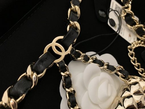 CHANEL Long Necklace. Authentic quality luxury bag crafted in genuine leather comes with authenticity card, dust bag and gift bag. Adorn yourself with timeless elegance. Introducing the exquisite CHANEL Long Necklace in a captivating combination of Gold, Black, and Pearly White, which proudly belongs to the esteemed Spring-Summer 2021 fashion collection. Meticulously designed and masterfully crafted, this stunning piece showcases the exceptional artistry and dedication synonymous with the iconic House of CHANEL.