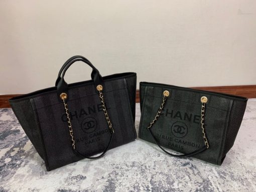 CHANEL Large Deauville Shopping Bag 2021. Authentic quality luxury bag crafted in genuine leather comes with authenticity card, dust bag and gift bag. Classic Elegance Meets Enduring Style. The CHANEL Deauville tote has evolved into an iconic CHANEL bag, gaining recognition as a popular choice. It frequently makes appearances in seasonal collections, showcasing surprising hues and materials. Interestingly, on the CHANEL website, it is referred to as the Shopping Bag; however, if you visit a CHANEL boutique and inquire about the Deauville, you will be guided to this exquisite tote bag.