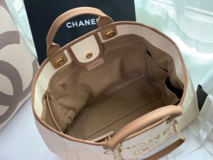 CHANEL Large Deauville Shopping Bag 2021. Authentic quality luxury bag crafted in genuine leather comes with authenticity card, dust bag and gift bag. Classic Elegance Meets Enduring Style. The CHANEL Deauville tote has evolved into an iconic CHANEL bag, gaining recognition as a popular choice. It frequently makes appearances in seasonal collections, showcasing surprising hues and materials. Interestingly, on the CHANEL website, it is referred to as the Shopping Bag; however, if you visit a CHANEL boutique and inquire about the Deauville, you will be guided to this exquisite tote bag. - KRIS + KIKO CHANEL Large Deauville Shopping Bag 2021. Authentic quality luxury bag crafted in genuine leather comes with authenticity card, dust bag and gift bag. Classic Elegance Meets Enduring Style. The CHANEL Deauville tote has evolved into an iconic CHANEL bag, gaining recognition as a popular choice. It frequently makes appearances in seasonal collections, showcasing surprising hues and materials. Interestingly, on the CHANEL website, it is referred to as the Shopping Bag; however, if you visit a CHANEL boutique and inquire about the Deauville, you will be guided to this exquisite tote bag.