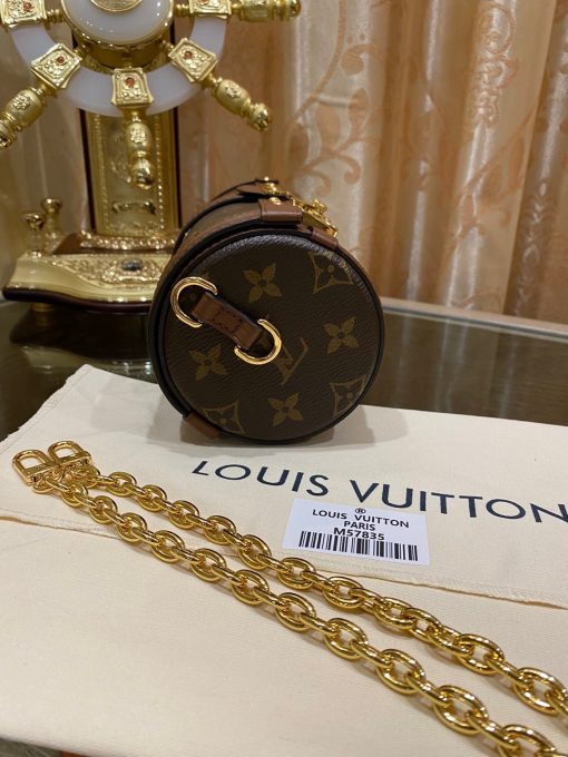 LOUIS VUITTON Papillon Trunk. Authentic quality luxury bag crafted in genuine leather comes with authenticity card, dust bag and gift bag. Timeless Heritage Reinvented! Nicolas Ghesquière unveils a stunning creation, blending femininity and casual style, drawing inspiration from the historic archives of LOUIS VUITTON. In this fashion-forward moment, the renowned Papillon duffle bag undergoes a marvelous transformation, emerging as a chic and sophisticated semi-rigid baguette. Through delicate details such as the S-Lock, LV-embossed trunk trimmings, and elegantly placed studs, the design pays homage to the House’s storied beginnings in trunkmaking.