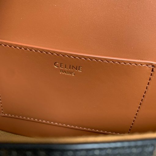CELINE Clutch On Strap. Authentic quality luxury bag crafted in genuine leather comes with authenticity card, dust bag and gift bag. Impeccably Minimalistic, Captivatingly Chic. Celine has truly outdone themselves with this exquisite small bag, which showcases their exceptional design skills in a minimalistic edition. The standout feature of this bag is the remarkable leather strap that elegantly connects to the ornamental lock, boasting a beautifully large and shimmering gold hardware. This captivating lock will undoubtedly steal all the attention. To cater to various carrying preferences, the bag is equipped with a convenient short-handle for hand-carry, while also providing a long leather strap for shoulder carry. The slender and delicate appearance of the straps adds a touch of femininity to this delightful creation.