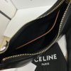 CELINE Medium Ava Strap Bag. Authentic quality luxury bag crafted in genuine leather comes with authenticity card, dust bag and gift bag. Effortlessly powerful. Understated elegance. The Celine Ava bag showcases the brand's distinctive style, effortlessly combining power and elegance. It utilizes various high-quality materials, including the iconic leather and textiles adorned with the stylish Celine logo. This bag exudes classic appeal, with a subtle nod to the 80s-inspired blouson trend. Drawing inspiration from the renowned Arc de Triomphe, the logo features opposing Cs and a patterned center, symbolizing the brand's identity. With its minimalist design and choice of colors, the new logo perfectly captures the essence of Celine. The bag's semi-moon shape and adjustable shoulder straps offer versatility, allowing it to be styled in multiple ways. This feature is particularly suitable for individuals who prefer carrying minimal items daily and do not require a crossbody strap. Despite its compact size, the Ava bag provides ample space for essential belongings, making it a must-have accessory for any stylish individual.