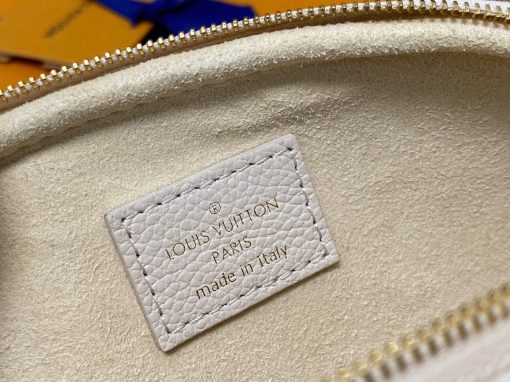 LOUIS VUITTON Mini Bumbag. Authentic quality luxury bag crafted in genuine leather comes with authenticity card, dust bag and gift bag. Embrace elegance and style, perfect for every occasion. Introducing the Mini Bumbag from LV's exquisite Gradient Collection, a beautifully designed bag that perfectly captures the current fashion trend. Detailed with Monogram Empreinte leather displaying an enchanting color gradient, this bag effortlessly elevates your accessory collection. The main compartment is secured by a zip closure, accompanied by a front pocket embellished with an elegant Louis Vuitton leather tag. For ultimate versatility, adjustable and removable straps allow for both cross-body and shoulder wear. To complete its charm, this Mini Bumbag is complemented by a chic gold-tone chain, making it a must-have accessory for any summer occasion.