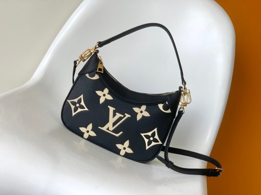 LOUIS VUITTON Bagatelle. Authentic quality luxury bag crafted in genuine leather comes with authenticity card, dust bag and gift bag. Bringing Luxury and Versatility Together in One Bag. The Bagatelle mini hobo handbag is a sophisticated and stylish choice for the modern woman. It features luxe Monogram Empreinte leather crafted with a distinctive embossed pattern. The bag has a hobo shape with curved edges giving it an elegant and timeless appeal. Furthermore, the bag comes with a detachable, adjustable strap, allowing you to carry it in multiple ways – as a baguette-hobo, on the elbow, or cross-body. With this bag, you’ll be well prepared for any occasion you may face.