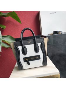 CELINE Luggage Nano. Authentic quality luxury bag crafted in genuine leather comes with authenticity card, dust bag and gift bag. Elevate Your Style, Embrace Ultimate Convenience. Introducing the exquisite Nano luggage bag, crafted with premium calfskin and designed with sleek leather handles. This sophisticated bag boasts a removable shoulder strap, allowing for convenient carrying options. Securing your belongings with style, it features a trusty zip closure. Additionally, this exceptional bag offers a practical zipped outer pocket on its front, making it an ideal choice for both fashion-forward individuals and those seeking functionality. - KRIS + KIKO CELINE Luggage Nano. Authentic quality luxury bag crafted in genuine leather comes with authenticity card, dust bag and gift bag. Elevate Your Style, Embrace Ultimate Convenience. Introducing the exquisite Nano luggage bag, crafted with premium calfskin and designed with sleek leather handles. This sophisticated bag boasts a removable shoulder strap, allowing for convenient carrying options. Securing your belongings with style, it features a trusty zip closure. Additionally, this exceptional bag offers a practical zipped outer pocket on its front, making it an ideal choice for both fashion-forward individuals and those seeking functionality.