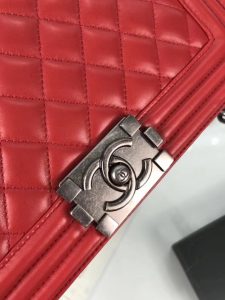 CHANEL 'Boy' Diamond Quilted Leather Flap Bag. Authentic quality luxury bag crafted in genuine leather comes with authenticity card, dust bag and gift bag. Embrace timeless elegance. The Chanel Boy Flap Bag Quilted, a creation by the visionary Karl Lagerfeld, pays tribute to Gabrielle Chanel's beloved Boy Capel. This exquisite bag, reminiscent of every woman's fantasy, is meticulously crafted from premium calfskin leather. It showcases Chanel's iconic diamond quilting, adorned with a bold chain link strap enhanced by a leather shoulder pad, and complemented by delicate metal-tone hardware accents. The bag's CC Boy logo closure gracefully reveals a fabric-lined interior, complete with a convenient slip pocket to house everyday essentials. Truly a cherished and opulent accessory coveted by many. - KRIS + KIKO CHANEL 'Boy' Diamond Quilted Leather Flap Bag. Authentic quality luxury bag crafted in genuine leather comes with authenticity card, dust bag and gift bag. Embrace timeless elegance. The Chanel Boy Flap Bag Quilted, a creation by the visionary Karl Lagerfeld, pays tribute to Gabrielle Chanel's beloved Boy Capel. This exquisite bag, reminiscent of every woman's fantasy, is meticulously crafted from premium calfskin leather. It showcases Chanel's iconic diamond quilting, adorned with a bold chain link strap enhanced by a leather shoulder pad, and complemented by delicate metal-tone hardware accents. The bag's CC Boy logo closure gracefully reveals a fabric-lined interior, complete with a convenient slip pocket to house everyday essentials. Truly a cherished and opulent accessory coveted by many.Quality bags and Accessories