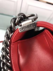 CHANEL 'Boy' Diamond Quilted Leather Flap Bag. Authentic quality luxury bag crafted in genuine leather comes with authenticity card, dust bag and gift bag. Embrace timeless elegance. The Chanel Boy Flap Bag Quilted, a creation by the visionary Karl Lagerfeld, pays tribute to Gabrielle Chanel's beloved Boy Capel. This exquisite bag, reminiscent of every woman's fantasy, is meticulously crafted from premium calfskin leather. It showcases Chanel's iconic diamond quilting, adorned with a bold chain link strap enhanced by a leather shoulder pad, and complemented by delicate metal-tone hardware accents. The bag's CC Boy logo closure gracefully reveals a fabric-lined interior, complete with a convenient slip pocket to house everyday essentials. Truly a cherished and opulent accessory coveted by many. - KRIS + KIKO CHANEL 'Boy' Diamond Quilted Leather Flap Bag. Original Quality Bag including gift box, care book, dust bag, authenticity card. Created by Karl Lagerfeld, the iconic design owes its name to Gabrielle Chanel's first love, Boy Capel. This Chanel Boy Flap Bag Quilted is every woman's dream. Crafted from calfskin leather, the bag features Chanel's signature diamond quilting, chunky chain link strap with leather shoulder pad, and metal-tone hardware accents. Its CC Boy logo closure opens to a fabric-lined interior with slip pocket perfect for daily essentials. A sought-after, luxurious accessory.