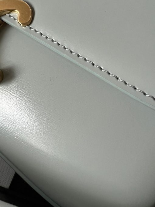 CELINE Claude Shoulder Bag. Authentic quality luxury bag crafted in genuine leather comes with authenticity card, dust bag and gift bag. Embrace EleganceElegance Unveiled: Embrace Timeless Luxury Every Day. The bag boasts a beautifully minimalist design, with the spotlight shining on its exquisite leather craftsmanship. Its center is adorned with the elegant Triomphe Metallic Closure in gleaming gold hardware, where the iconic double C symbolizes Celine's timeless style. Meticulously crafted from durable and robust calfskin leather, this versatile bag effortlessly transitions from special occasions to everyday wear, making it a chic and functional choice for any setting, including the workplace.