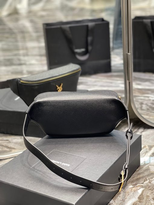 SAINT LAURENT Classic Monogram Belt Bag.