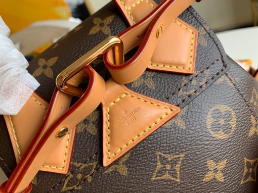 LOUIS VUITTON Montsouris Backpack. Authentic quality luxury bag crafted in genuine leather comes with authenticity card, dust bag and gift bag. Effortlessly stylish, the epitome of sophistication. Introducing a sophisticated addition to our collection, the exquisite backpack crafted from luxurious Monogram canvas and fine cowhide leather. This impeccable piece effortlessly seals with the iconic Louis Vuitton buckle and refined leather drawstrings. Both practical and spacious, its interior flaunts ample room while an external zippered pocket offers convenient storage. The top handle and adjustable leather straps create countless options for carrying, ensuring maximum versatility.