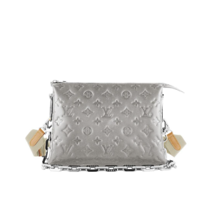 LOUIS VUITTON Coussin PM Bag. Authentic quality luxury bag crafted in genuine leather comes with authenticity card, dust bag and gift bag. Effortless Style Meets Luxury. Undoubtedly, the LOUIS VUITTON Le Coussin has established itself as the must-have bag of the season within the fashion industry. Introduced as a part of their Spring/Summer 2021 collection, this remarkable bag has already garnered attention and found its way into the hands of fashion-savvy individuals, influencers, and trendsetting celebrities. The French term "Coussin," meaning cushion, perfectly encapsulates the essence of this bag, crafted from luxurious and pliable puffy leather adorned with the iconic LV monogram pattern. It offers the versatility of being worn cross-body with the accompanying strap, wielded as a chain baguette, or elegantly cradled under the arm. Effortlessly enhancing even the simplest ensembles, the pillow-like Coussin bag exudes an inherent, forward-looking allure, making a statement in the world of fashion. - KRIS + KIKO LOUS VUITTON Coussin PM Handbag. There’s no doubt that the Louis Vuitton Le Coussin is the fashion house’s it-bag of the season. Launched as part of their Spring / Summer 2021 collection, this striking bag is already making heads turn and has quickly landed on the arms of fashionistas, influencers and trend-setting celebrities. French for the word cushion, the Coussin is made from soft and supple puffy leather that is embossed with the LV monogram pattern. It can be worn cross-body with the strap, as a chain baguette, or comfortably carried under the arm. The pillow-like bag brings style to the most simple look, giving it an effortless fashion-forward allure.