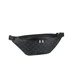 LOUIS VUITTON Discovery Bumbag. Authentic quality luxury bag crafted in genuine leather comes with authenticity card, dust bag and gift bag. Discover the perfect blend of style and practicality with the Discovery Bumbag - Your city companion reimagined. The Discovery Bumbag effortlessly blends casual elegance with modern functionality, making it the ideal companion for urban living. Crafted from the luxurious Monogram Eclipse canvas or Monogram Shadow leather, this bag is enhanced with convenient zippered pockets on both the front and back, ensuring quick and effortless access to your belongings. Its adjustable belt and ergonomic design offer both style and comfort, allowing you to wear it across the chest, over the shoulder, or simply around the waist. - KRIS + KIKO LOUIS VUITTON Discovery Bum Bag. Combining casual sophistication with contemporary practicality, the Discovery Bumbag is the perfect city companion. It is fashioned from Monogram Eclipse canvas/Monogram Shadow leather and adorned with zipped pockets on the front and back for easy access. With its adjustable belt and body-friendly design, it can be worn stylishly slung across the chest, draped over the shoulder or simply strapped around the waist.