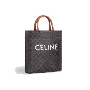CELINE Vertical Cabas Tote in Triomphe Canvas and Calfskin. Authentic quality luxury bag crafted in genuine leather comes with authenticity card, dust bag and gift bag. A Collection of Timeless Elegance and Unyielding Style. Initially, the Triomphe bag faced indifference, but it is now gathering momentum and acclaim. The journey began with the CELINE Triomphe bag, a splendid creation honoring the iconic Arc de Triomphe. A new chapter unfolds as CELINE unveils a comprehensive range of the Triomphe line, which encompasses a tote bag, bucket bag, camera bag, drawstring bag, and a Boston bag. Crafted with Triomphe canvas and adorned with refined calfskin trimming, each style exudes an extraordinary allure. - KRIS + KIKO CELINE Vertical Cabas Tote in Triomphe Canvas and Calfskin. Original Quality Bag including gift box, literature, dust bag, authenticity card. The Triomphe bag wasn’t really loved in the beginning, but its gaining traction and fame. The story started with the CELINE Triomphe bag, a magnificent bag that’s named after the Arc the Triomphe. A new chapter has started, CELINE has completed an entire collection of the Triomphe line. It includes a tote bag, bucket bag, camera bag, drawstring bag, and a Boston bag. All of these styles are made from Triomphe canvas and with calfskin trimming.