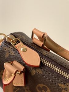 LOUIS VUITTON Speedy Nano. Authentic quality luxury bag crafted in genuine leather comes with authenticity card, dust bag and gift bag. Iconic Style, Perfectly Miniaturized. Meet the LOUIS VUITTON Speedy Nano— a petite powerhouse that captures the timeless allure of the iconic Speedy in its most charming form. Revamped in classic Monogram canvas and finished with aged natural cowhide leather, this mini marvel is made for the modern minimalist. Crafted with delicate gold-tone hardware and featuring two signature top handles, the Speedy Nano is both playful and practical. Its removable, adjustable shoulder strap adds effortless versatility—carry it by hand for polished poise or sling it crossbody for chic, on-the-go ease. Compact enough for your essentials. Iconic enough to turn heads. Small bag, big legacy! - KRIS + KIKO LOUIS VUITTON Speedy Nano. Authentic quality luxury bag crafted in genuine leather comes with authenticity card, dust bag and gift bag. Iconic Style, Perfectly Miniaturized. Meet the LOUIS VUITTON Speedy Nano— a petite powerhouse that captures the timeless allure of the iconic Speedy in its most charming form. Revamped in classic Monogram canvas and finished with aged natural cowhide leather, this mini marvel is made for the modern minimalist. Crafted with delicate gold-tone hardware and featuring two signature top handles, the Speedy Nano is both playful and practical. Its removable, adjustable shoulder strap adds effortless versatility—carry it by hand for polished poise or sling it crossbody for chic, on-the-go ease. Compact enough for your essentials. Iconic enough to turn heads. Small bag, big legacy!