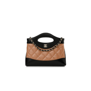 CHANEL 31 Nano Shopping Bag. Authentic quality luxury bag crafted in genuine leather comes with authenticity card, dust bag and gift bag. Small in size, grand in statement. A miniature marvel that captures the sophistication of CHANEL in its most playful form. Crafted with meticulous precision, this petite icon merges the timeless spirit of the CHANEL 31 with a modern twist on everyday elegance. Designed in supple lambskin and finished with gleaming gold-tone hardware, the Nano 31 doesn’t just carry your essentials — it carries your attitude. Whether worn crossbody, by hand, or dangling from the crook of your arm, this charming piece elevates every ensemble with a whisper of Parisian chic. Perfect for a night out or a day in the spotlight, it’s not just a bag — it’s your boldest accessory in its most compact form. Because luxury doesn't need to shout. Sometimes, it just needs to charm.